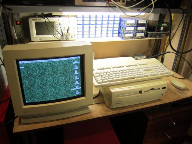 Copyright (c) Sergey B. Voinov.
Repairing  Macintosh Performa 630.